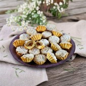 Cosulețe cu gem și nucă